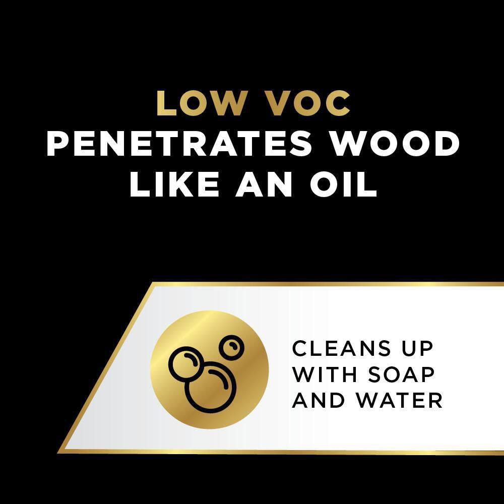 Olympic 810202-01 Elite 1 Gal. Mahogany Woodland Oil Transparent Exterior Stain and Sealant in One Low VOC