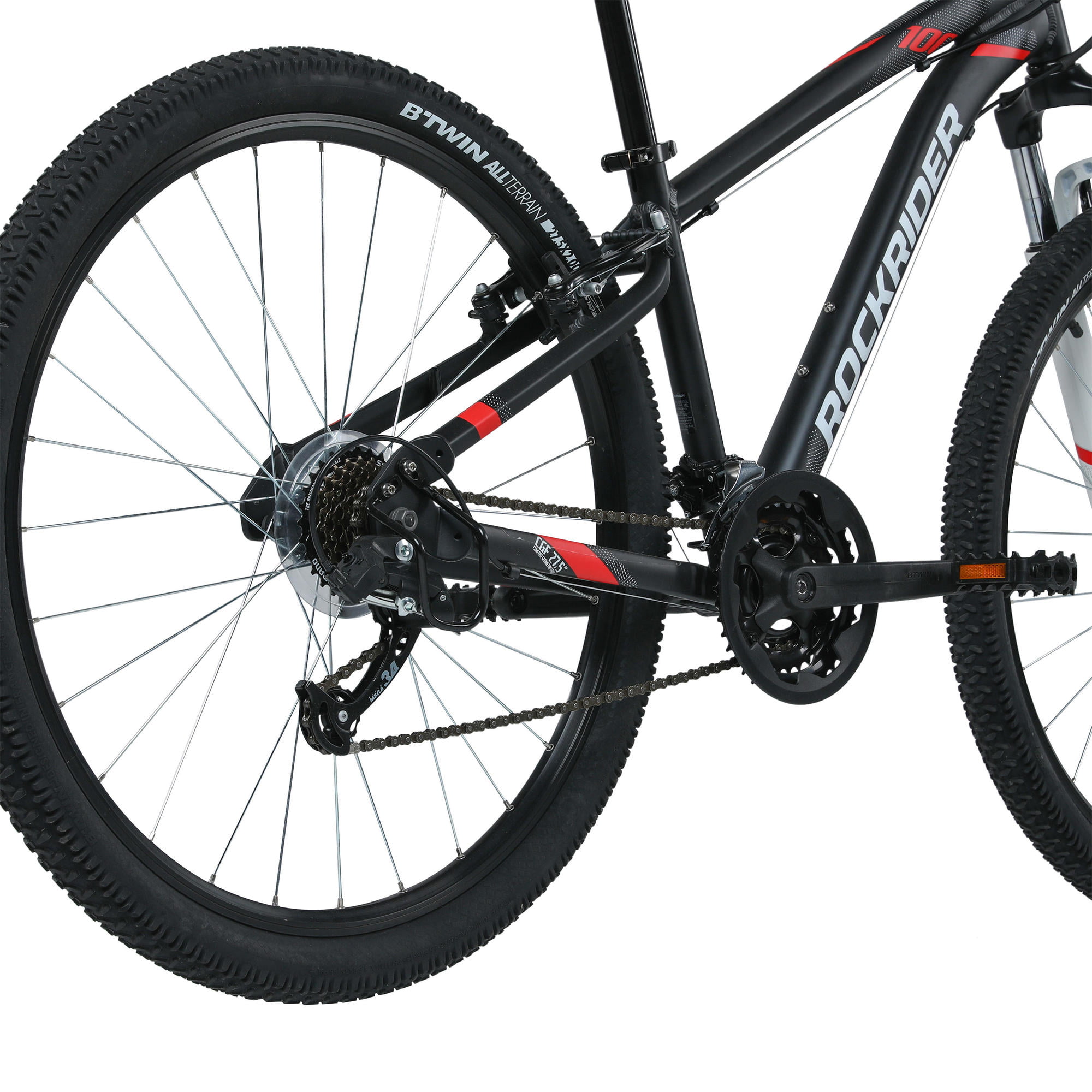 Decathlon Rockrider ST100 Mountain Bike. 27.5″. 21 Speed. Black. Small