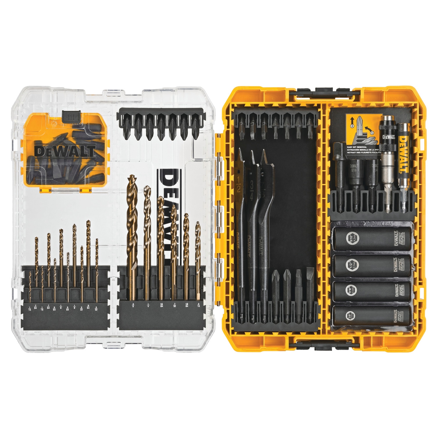 DEWALT Toughcase Screwdriver Bit Set (65-Piece)