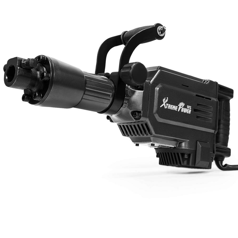 XtremepowerUS 61110-H1 8.1 in. W 2800-Watt Heavy-Duty Electric Jackhammer Demolition Hammer Concrete Breaker Tool Kit
