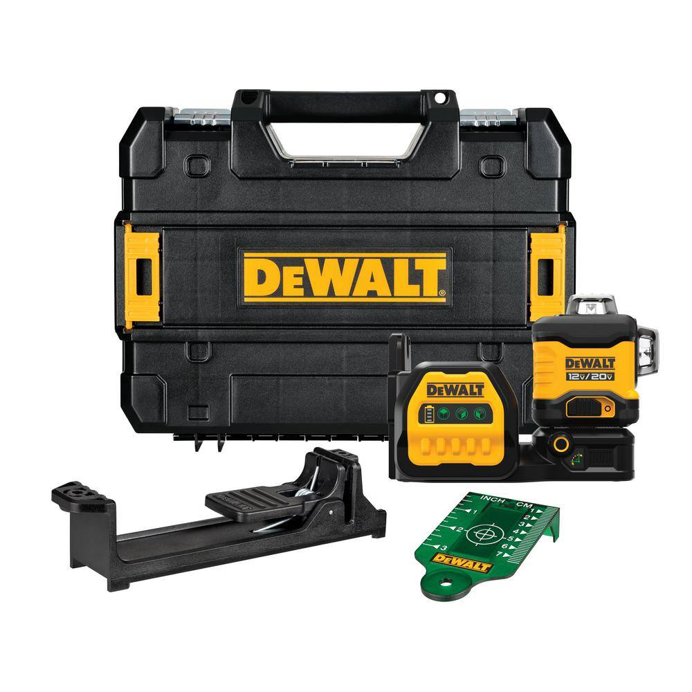 DEWALT DCLE34030GB 20-Volt/12-Volt Cross-Line Laser Level (Tool-Only)