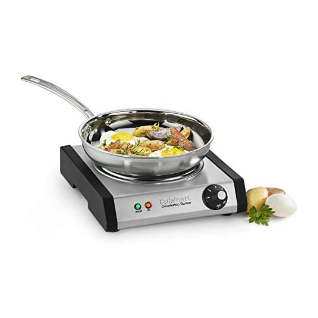 Cuisinart CB-30P1 Cast-Iron Single Burner. Stainless Steel