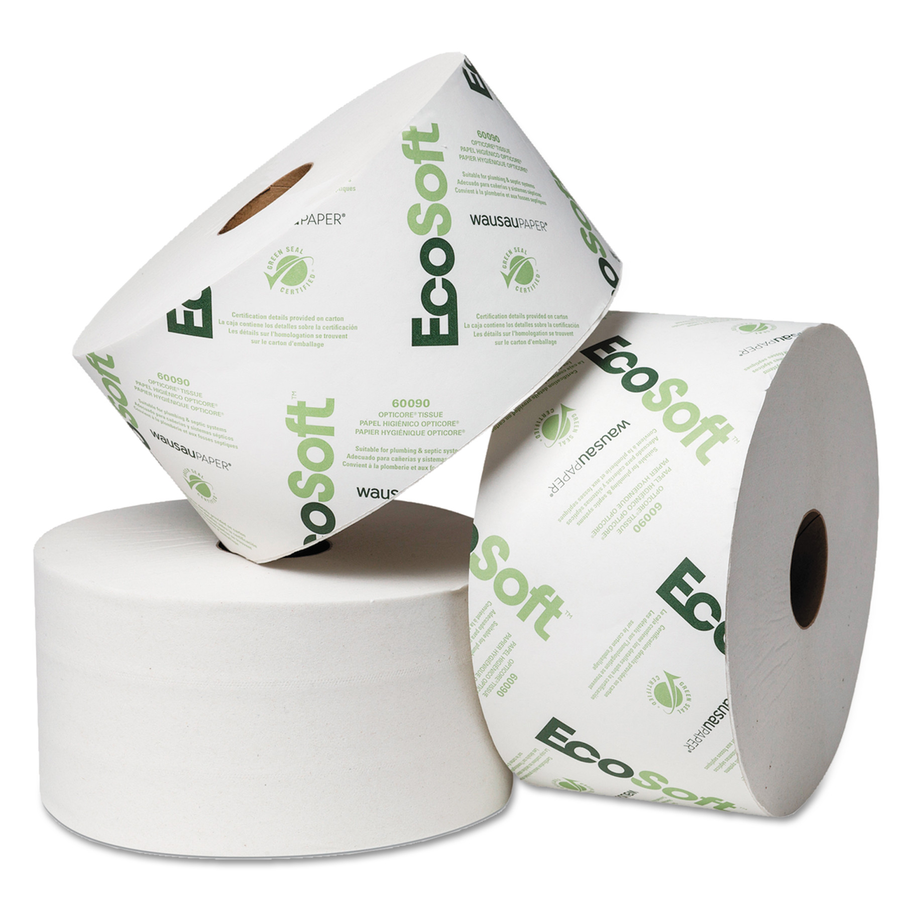 Tork Universal High Capacity Toilet Paper w/OptiCore. 2-Ply. 3.75 x 4. 2000/Rl. 12/CT -SCA160090