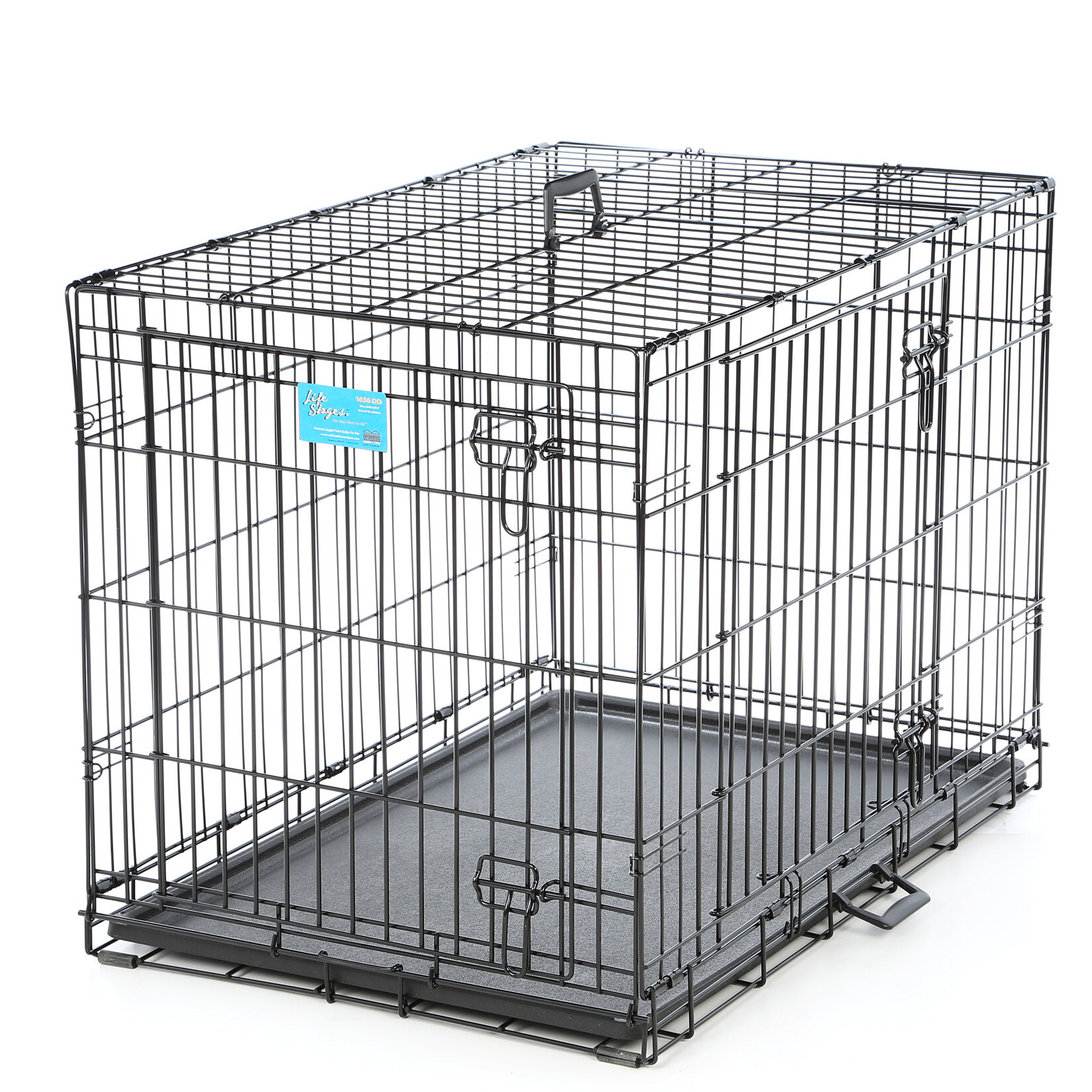 Life Stages Fold ; Carry Double Door Pet Crate