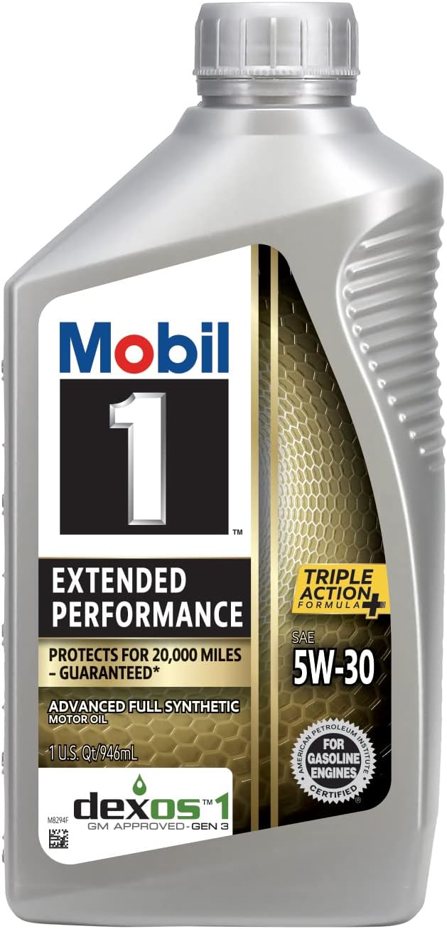 Mobil 1 Extended Performance Full Synthetic Motor Oil 5W-30. 6-pack of 1 quarts
