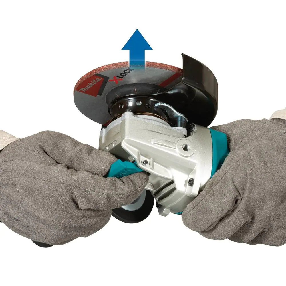 Makita XAG25Z 18V LXT Lithium-Ion Brushless Cordless 4-1/ 2 in. /5 in. X-LOCK Angle Grinder with AFT. Tool Only