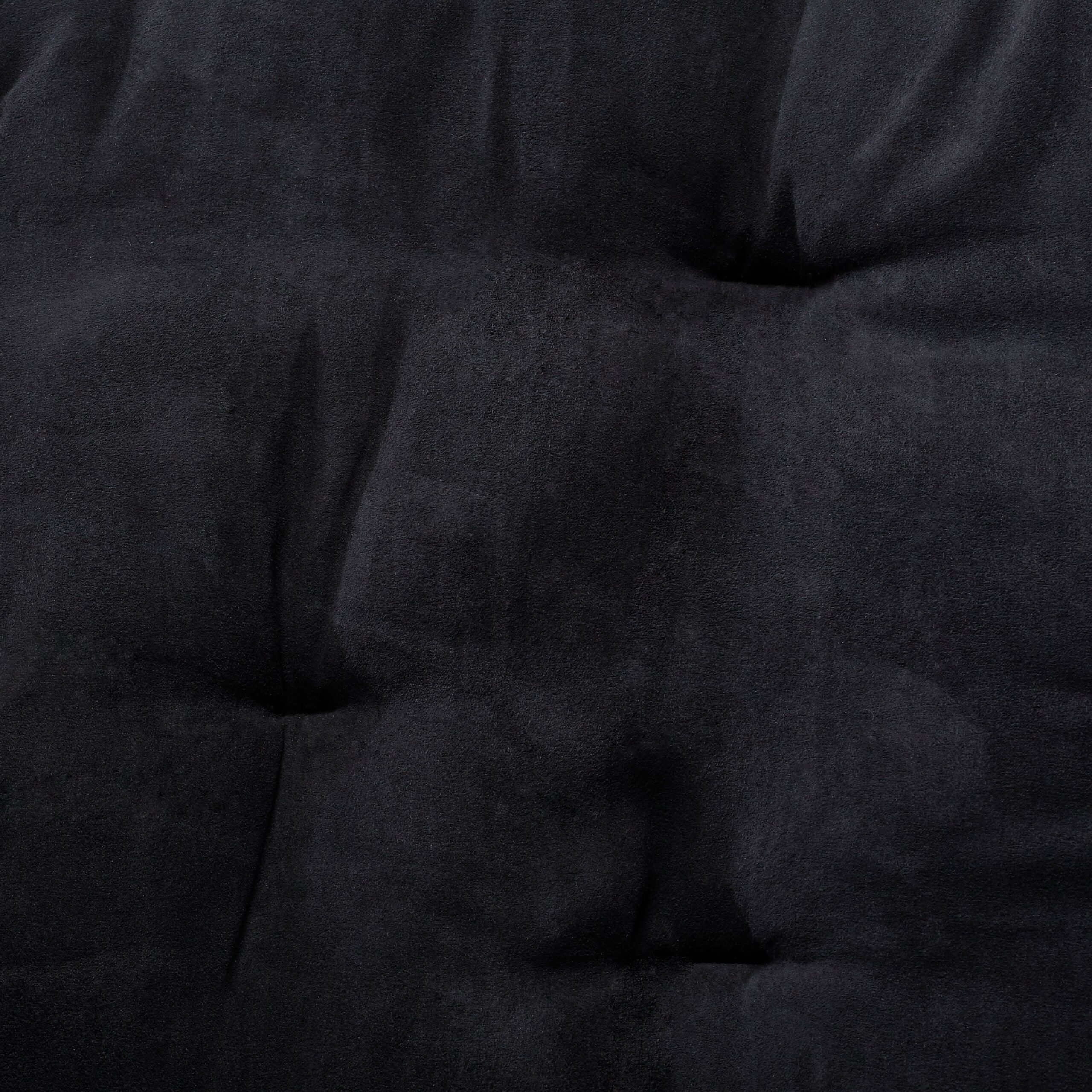 Mainstays Micro Suede Fabric Butterfly Folding Chair. Black