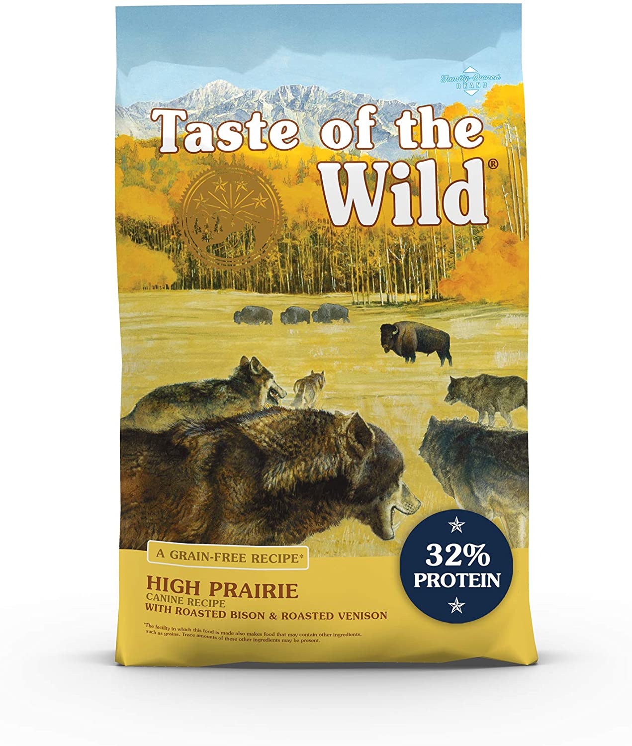 Taste of the Wild High Prairie Canine Grain-Free Recipe with Roasted Bison and Roasted Venison Adult Dry Dog Food