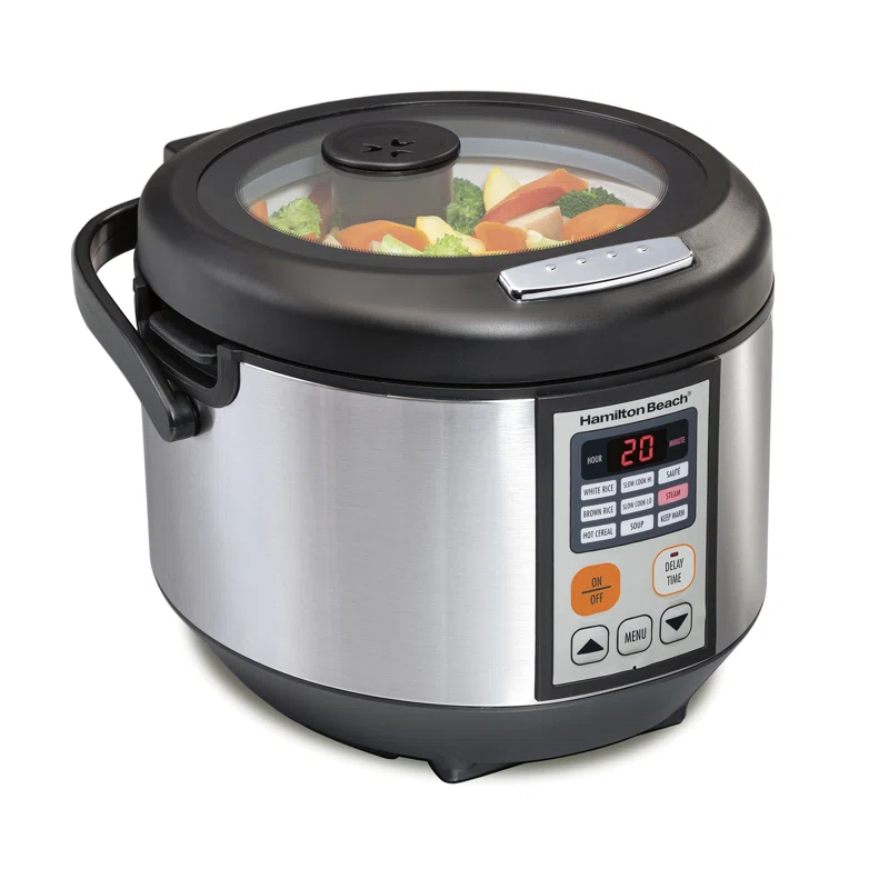 Hamilton Beach 37523 4.5 Qt. Stainless Steel Digital Multi Slow Cooker