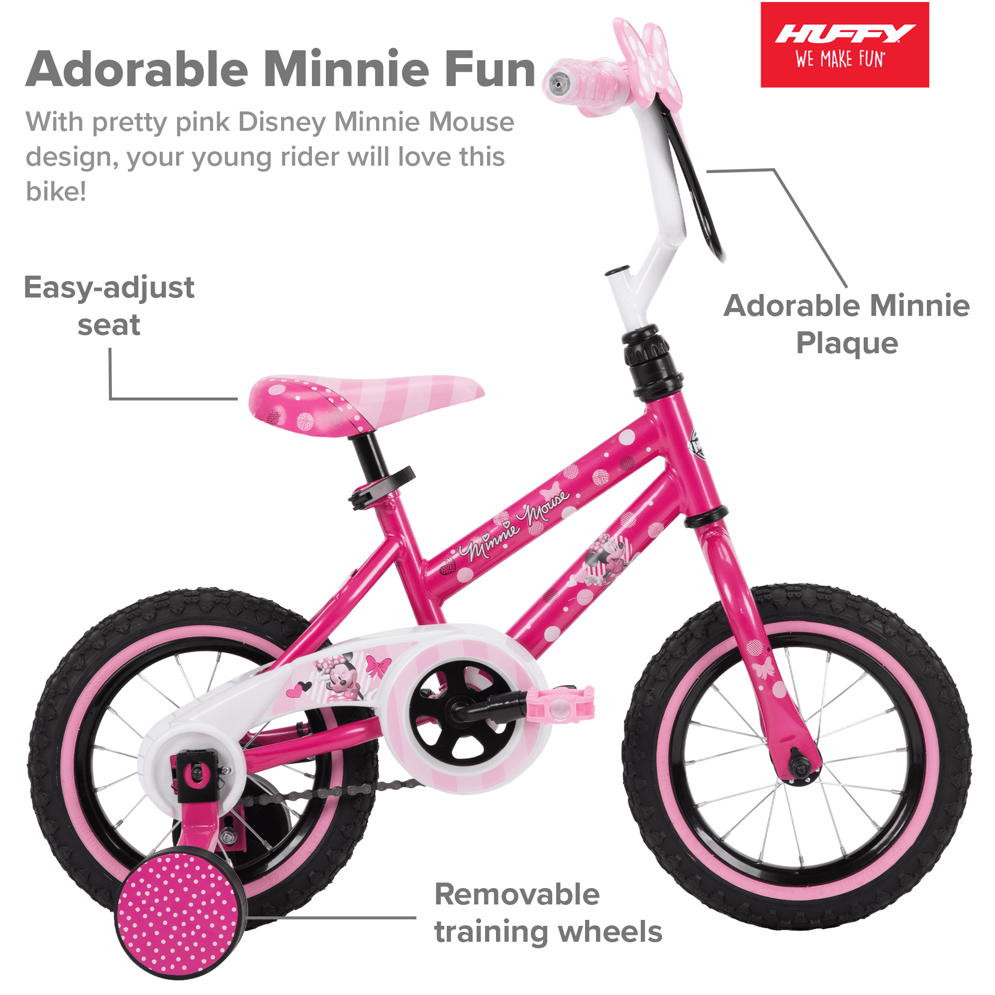 Disney 12 In. Minnie Mouse Bike for Girl-s by Huffy