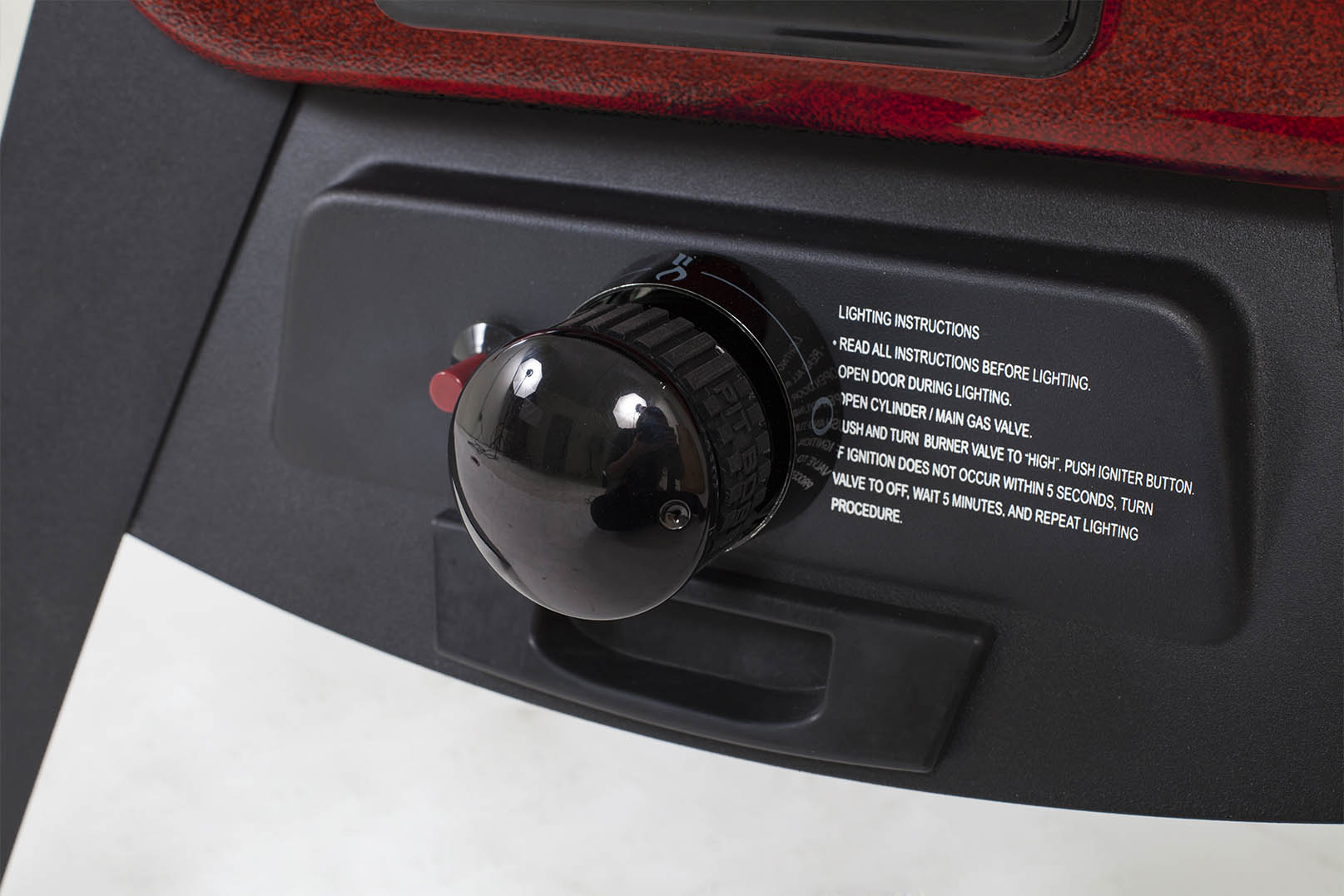 Pit Boss 2-Series Propane Vertical Smoker. Red Hammertone – PBV2G1