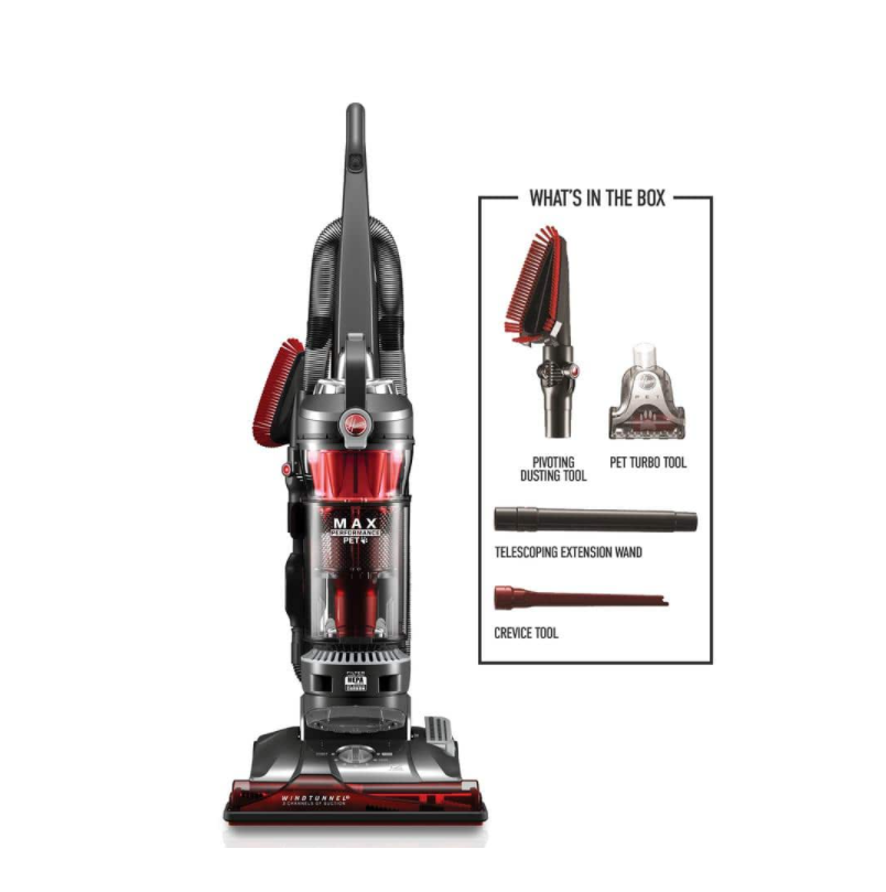 HOOVER WindTunnel 3 Max Performance Pet Bagless Upright Vacuum Cleaner Machine