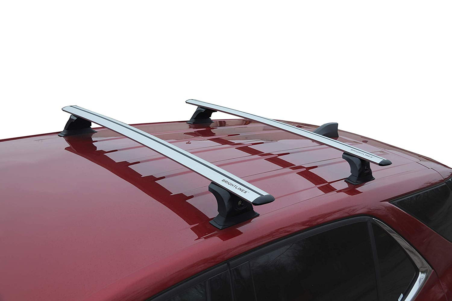 BRIGHTLINES Heavy Duty Anti-Theft Premium Aluminum Roof Bars Roof Rack Crossbars Compatible with 2018-2019 Chevy Equinox Without Roof Rails