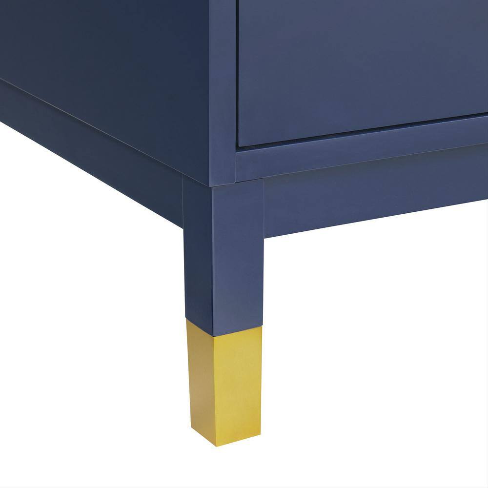 Picket House Furnishings  Picket House Furnishings Dani Chest with Power Port in Navy