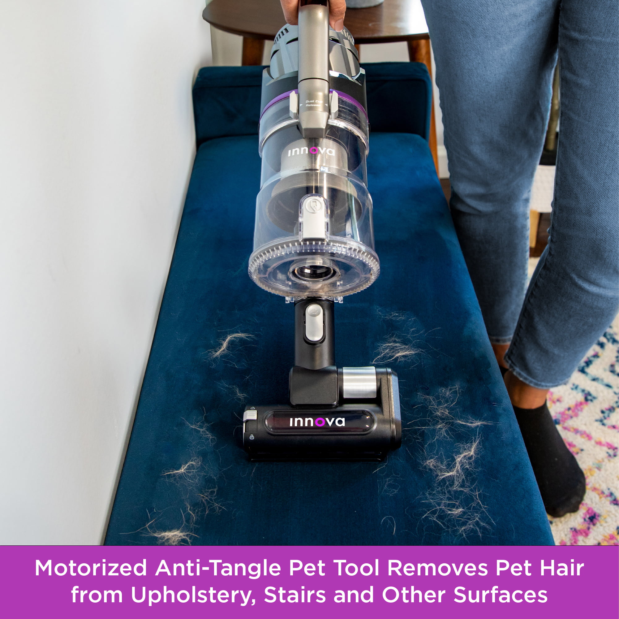 Innova Cordless Stick Multi-Surface Vacuum with Whirlwind® Anti-Tangle Brushroll. NEC700
