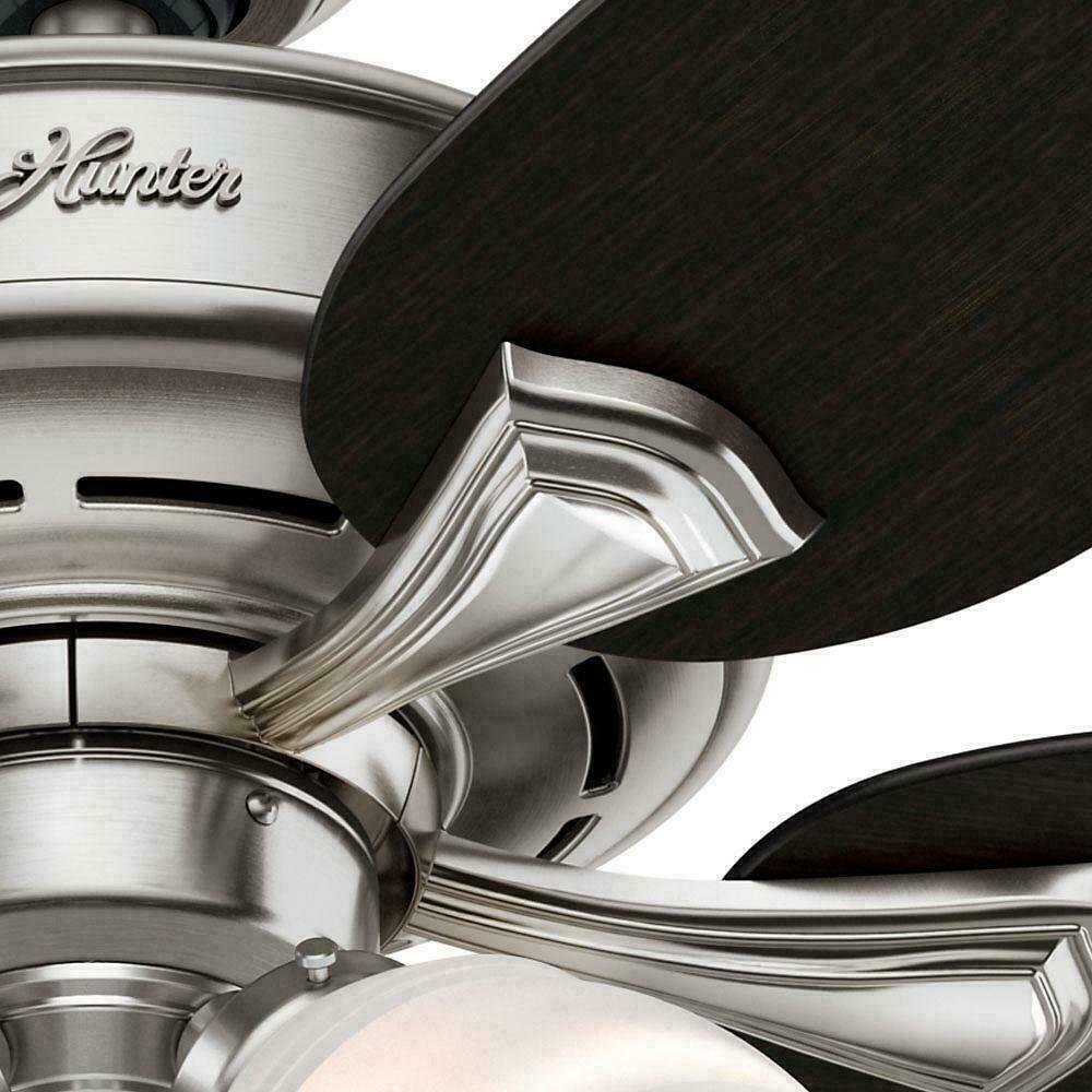 Hunter 52074 Channing 52 in. Indoor LED Brushed Nickel Ceiling Fan with Light