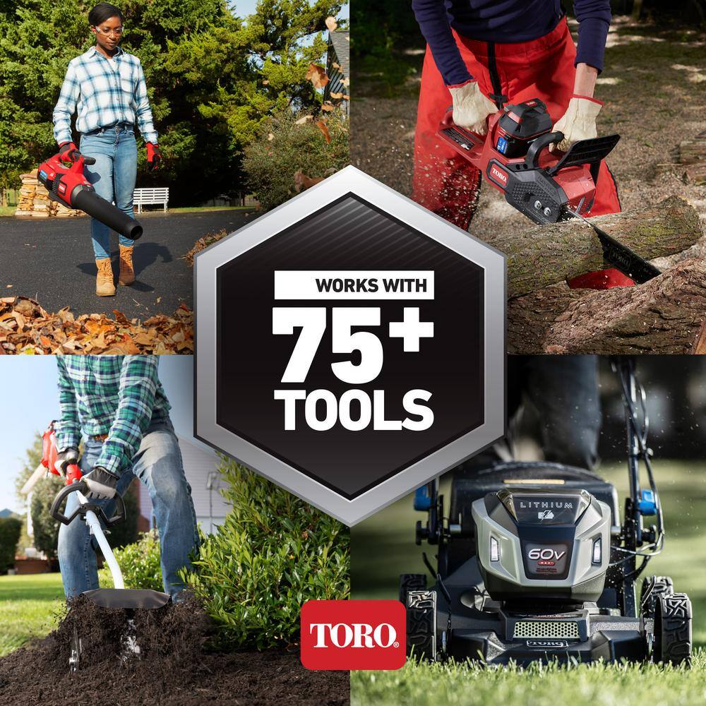 Toro 21468 Recycler 22 in. SmartStow 60-Volt Max Lithium-Ion Cordless Battery Walk Behind Mower. 7.5 Ah Battery/Charger Included