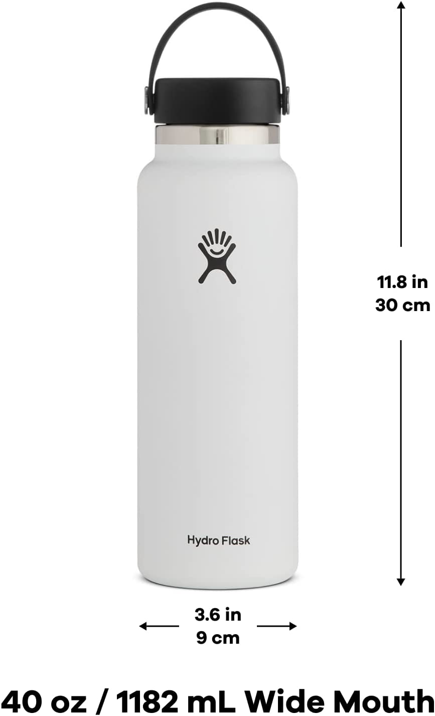 Hydro Flask 40oz Wide Mouth Bottle (Snapper)