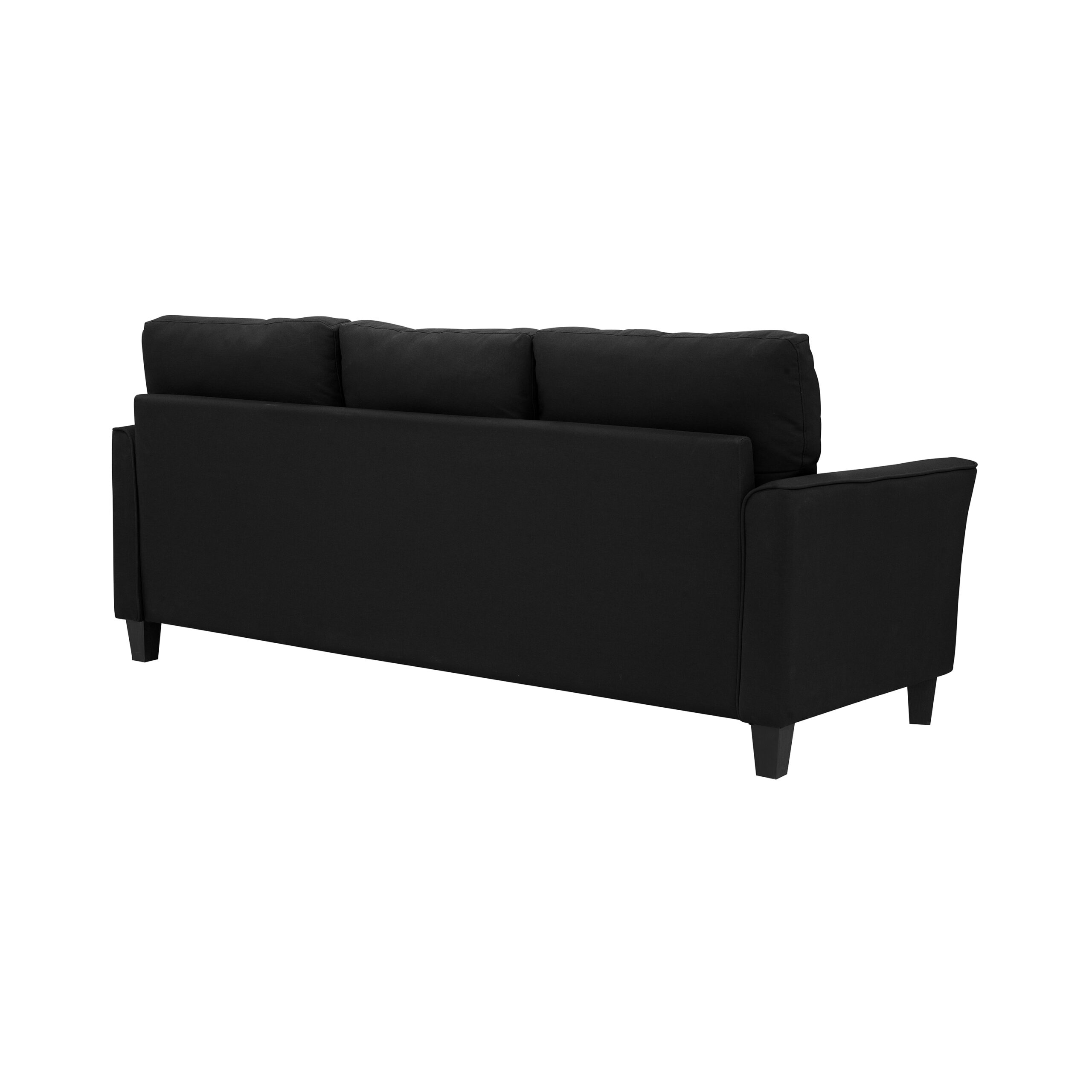 Mainstays Auden 3 Seat Sofa. Black