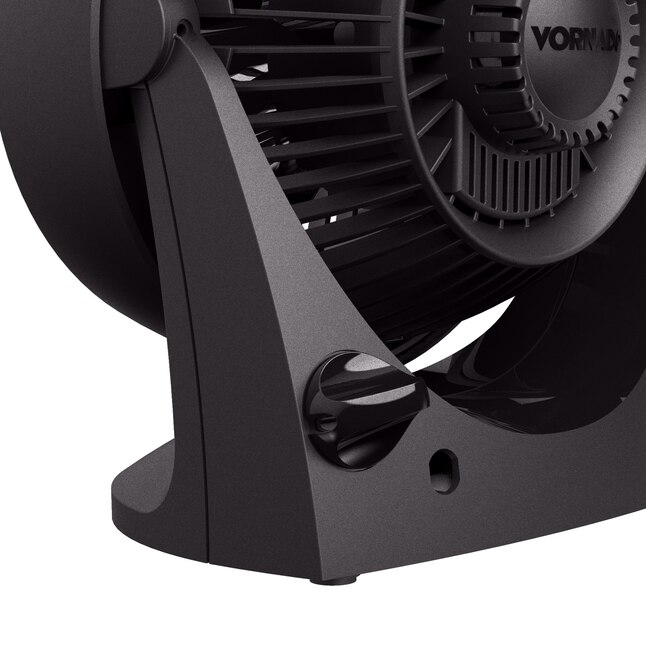 Vornado  7-in 3-Speed Indoor Black Desk Fan