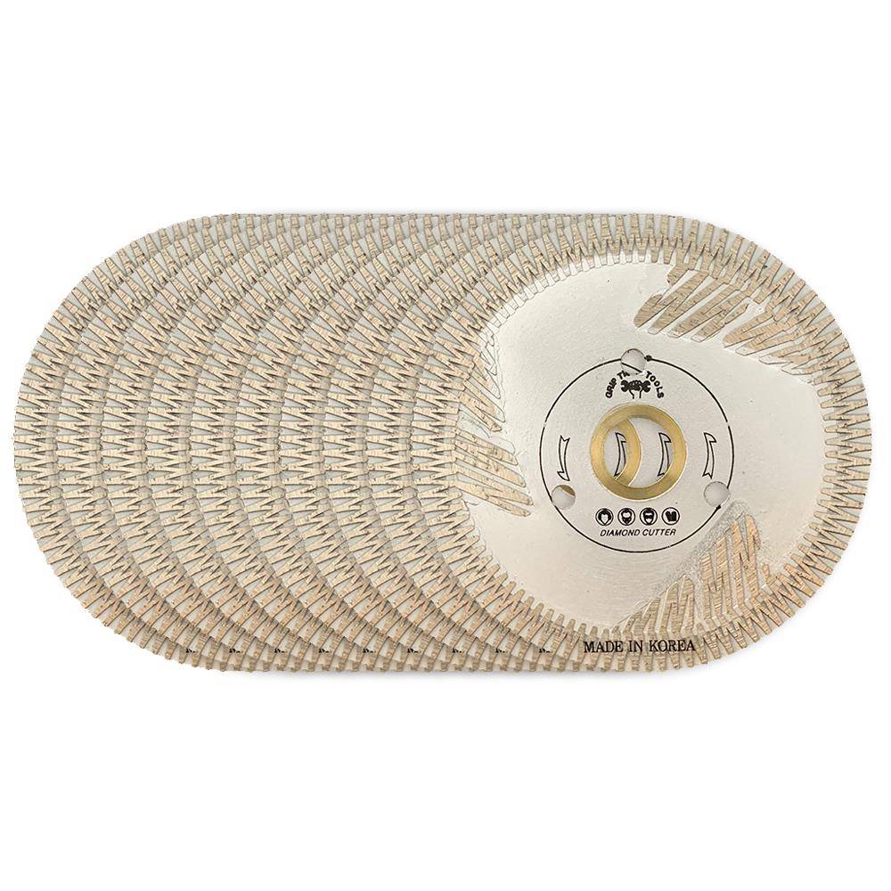 Grip Tight Tools Premium 5-in Wet/Dry Turbo Rim Diamond Saw Blade