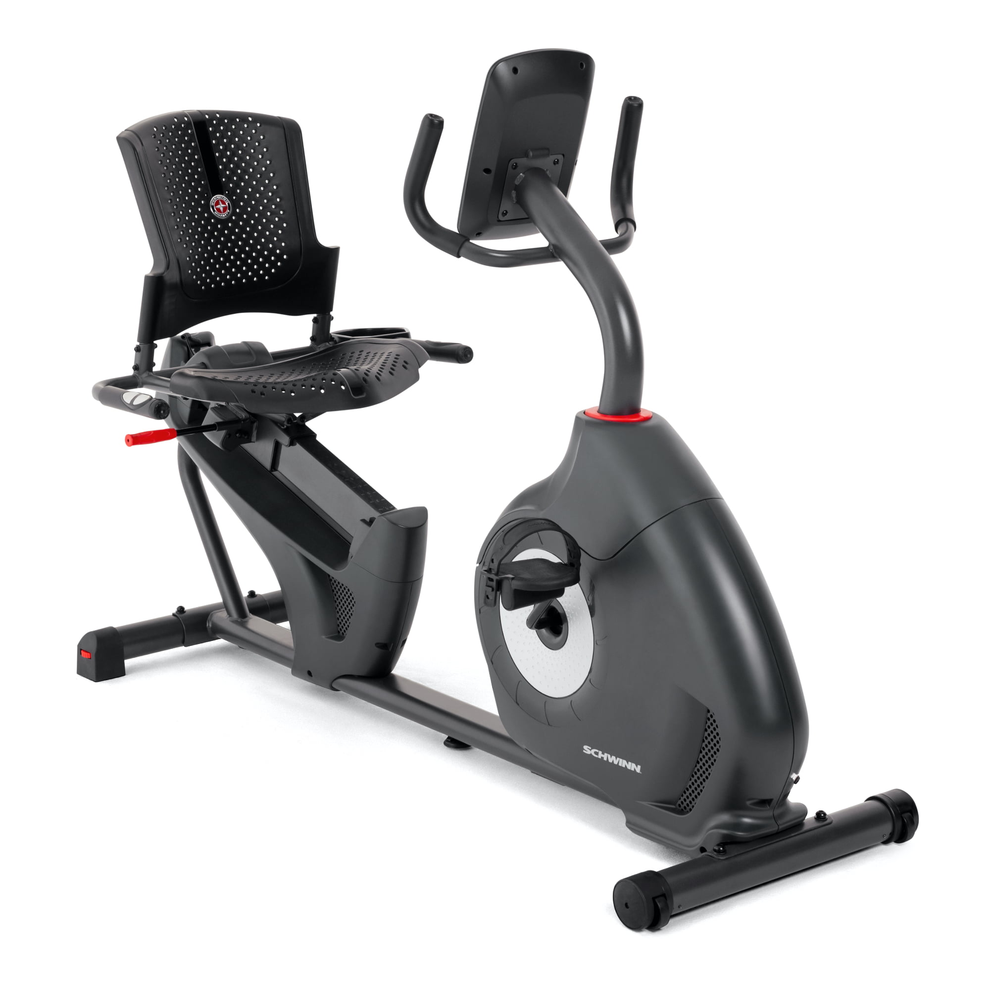 Schwinn 230 Recumbent Exercise Bike with Explore the World and Zwift Compatibility