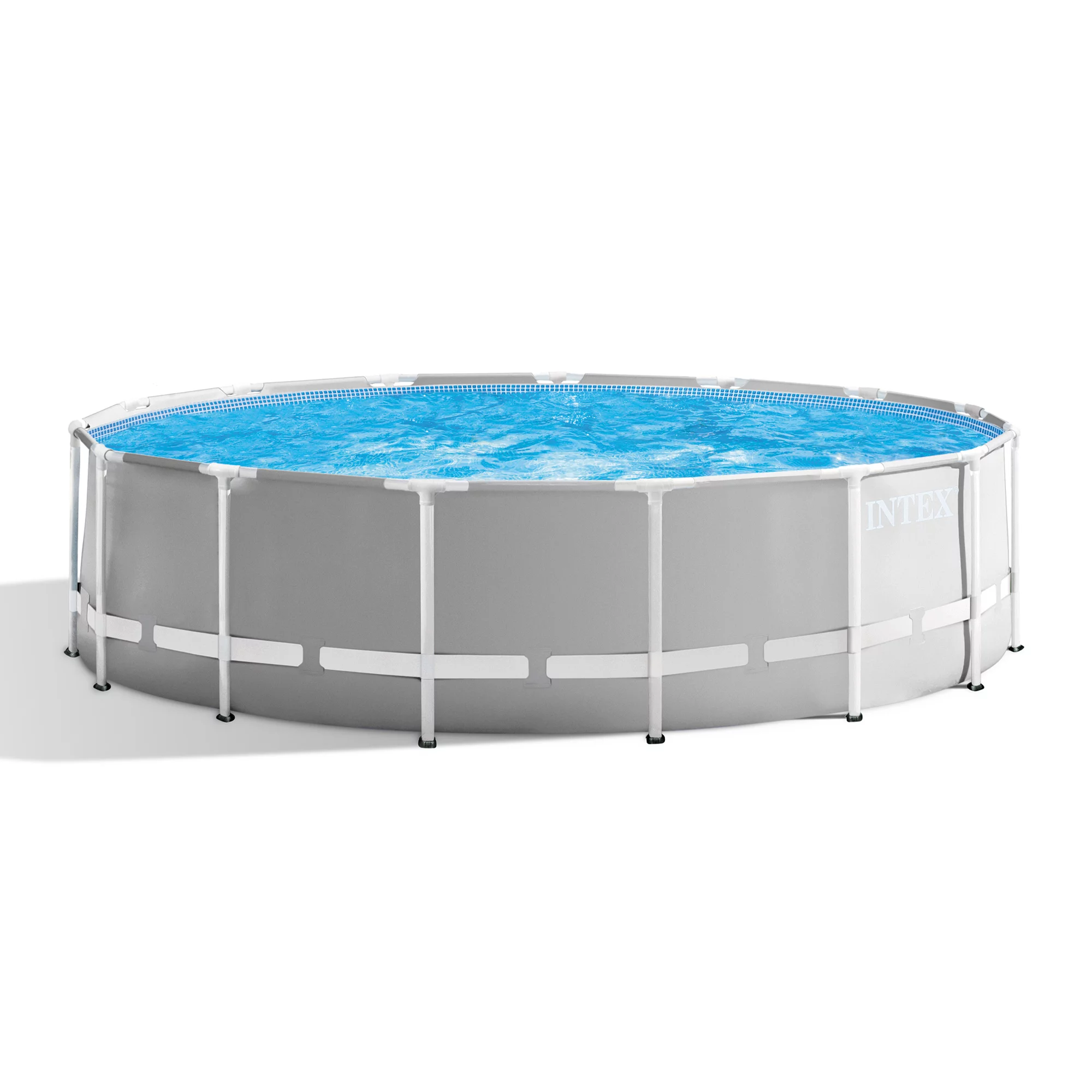 Intex 15ft x 48in Prism Above Ground Swimming Pool Set with Ladder and Cover