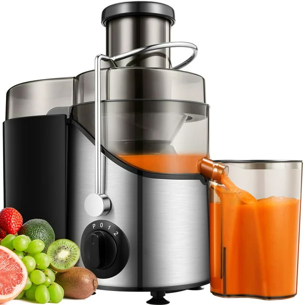 Juicer Extractor Easy Clean. 3 Speeds Control.  Stainless Steel BPA Free