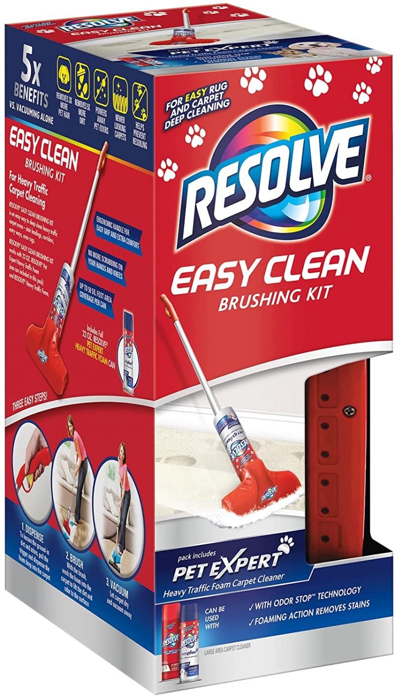 Resolve Pet Expert Easy Clean Carpet Cleaner Gadget Foam Spray Refill. 2 Piece Set