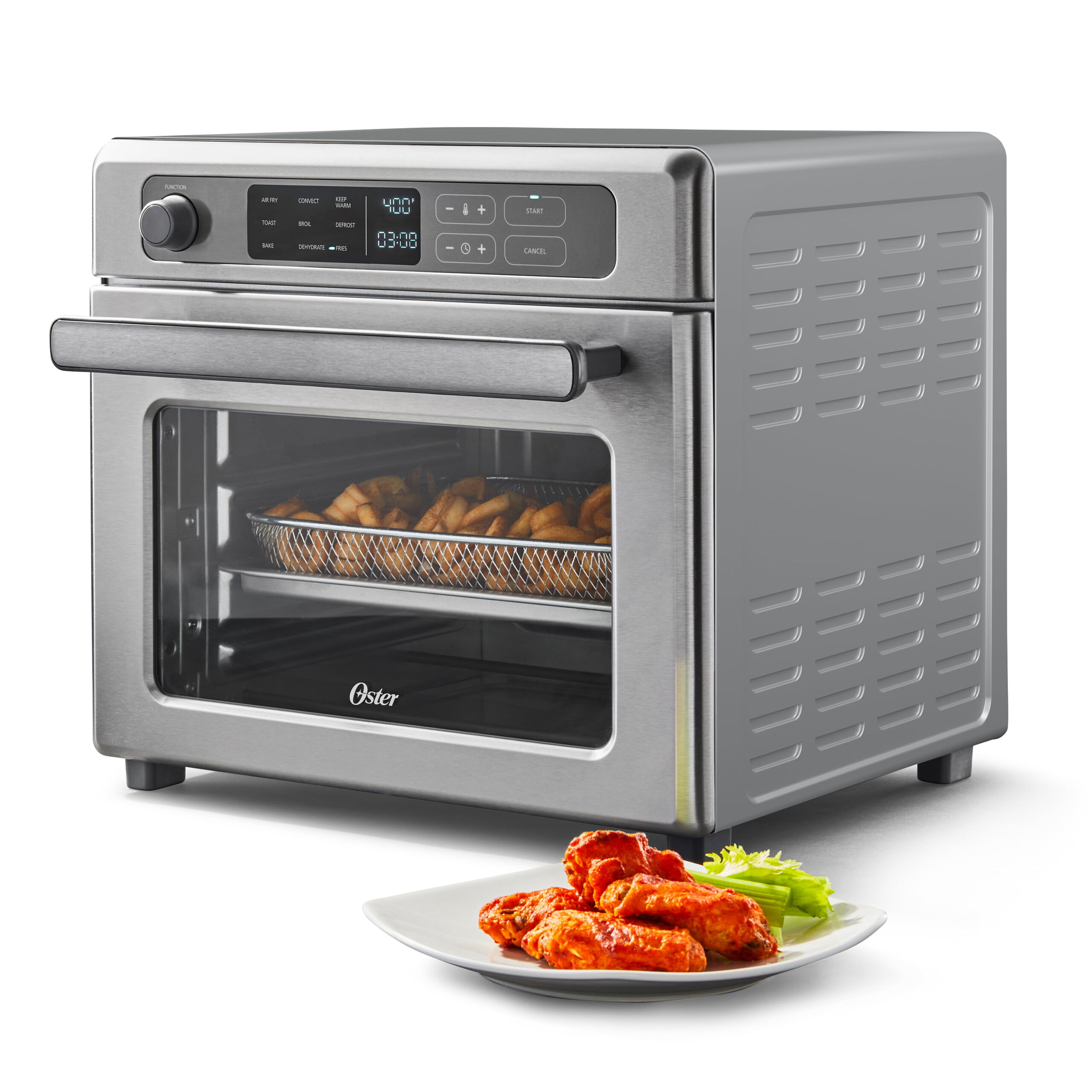 Oster Digital RapidCrisp™ Air Fryer Oven. 9-Function Countertop Oven with Convection