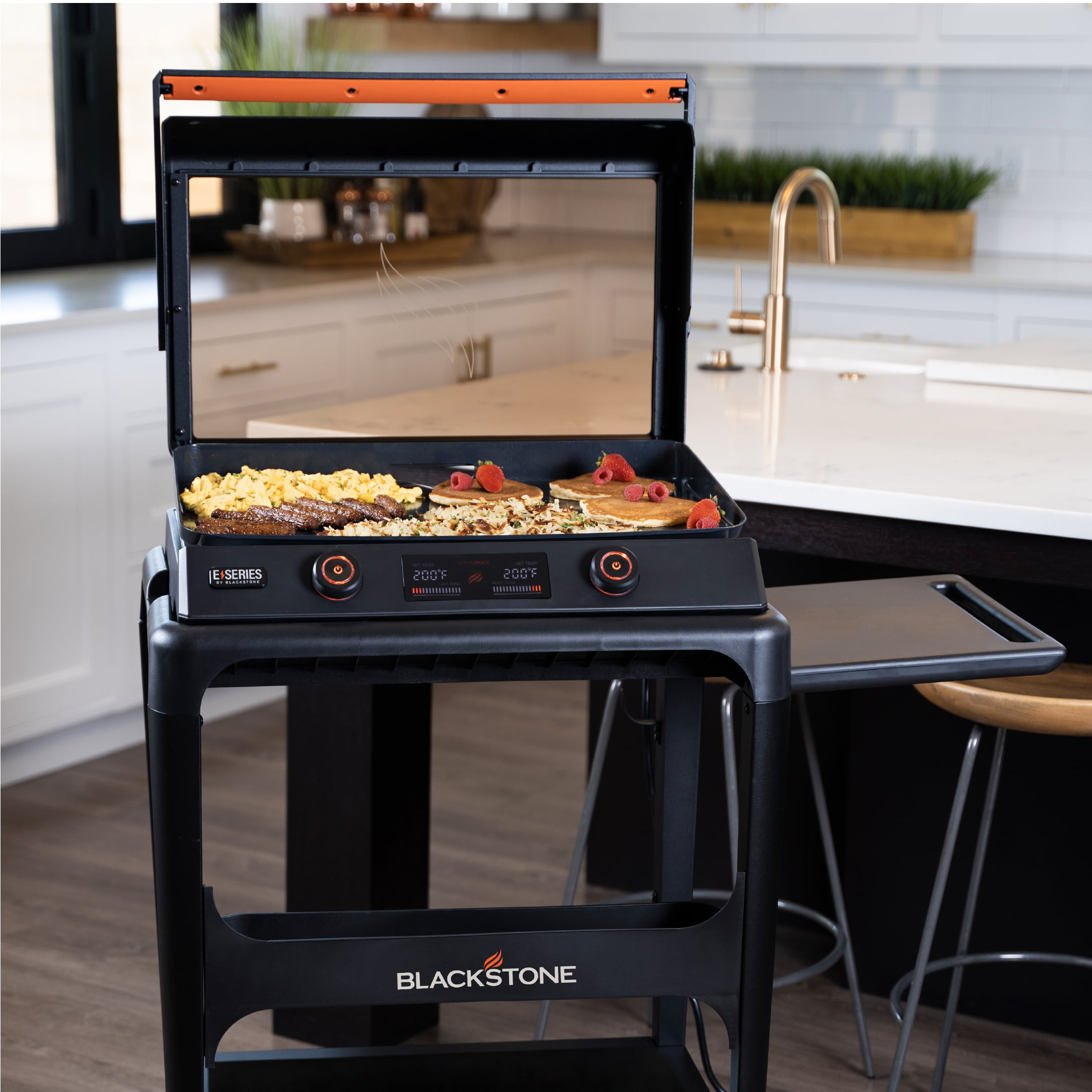 Blackstone E-Series 22″ Electric Tabletop Griddle with Prep Cart