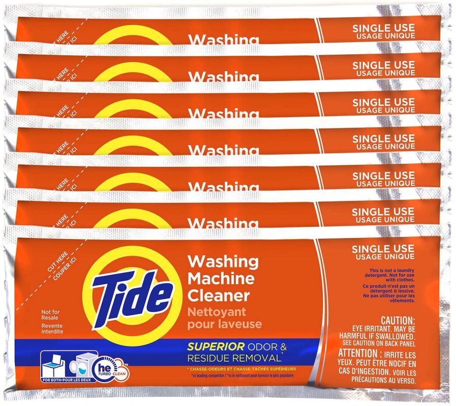 Tide Washing Machine Cleaner. 7-Count Single Use