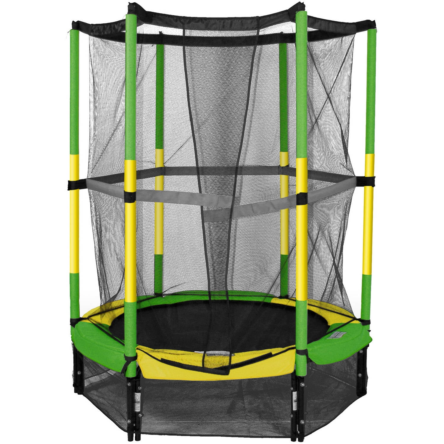Bounce Pro 55-Inch My First Trampoline. with Safety Enclosure. Green