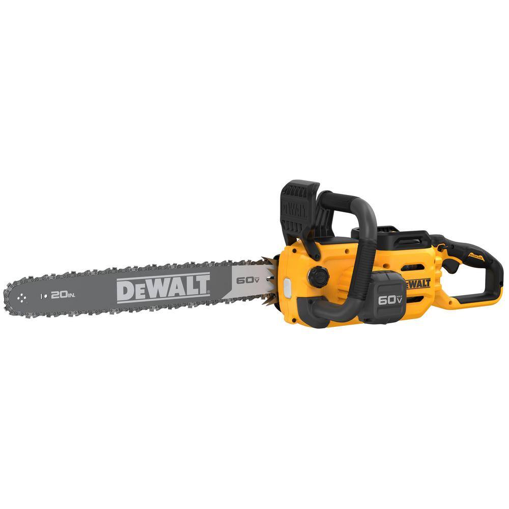DEWALT DCCS677Y1 60V MAX 20in. Brushless Battery Powered Chainsaw Kit with (1) FLEXVOLT 4Ah Battery & Charger