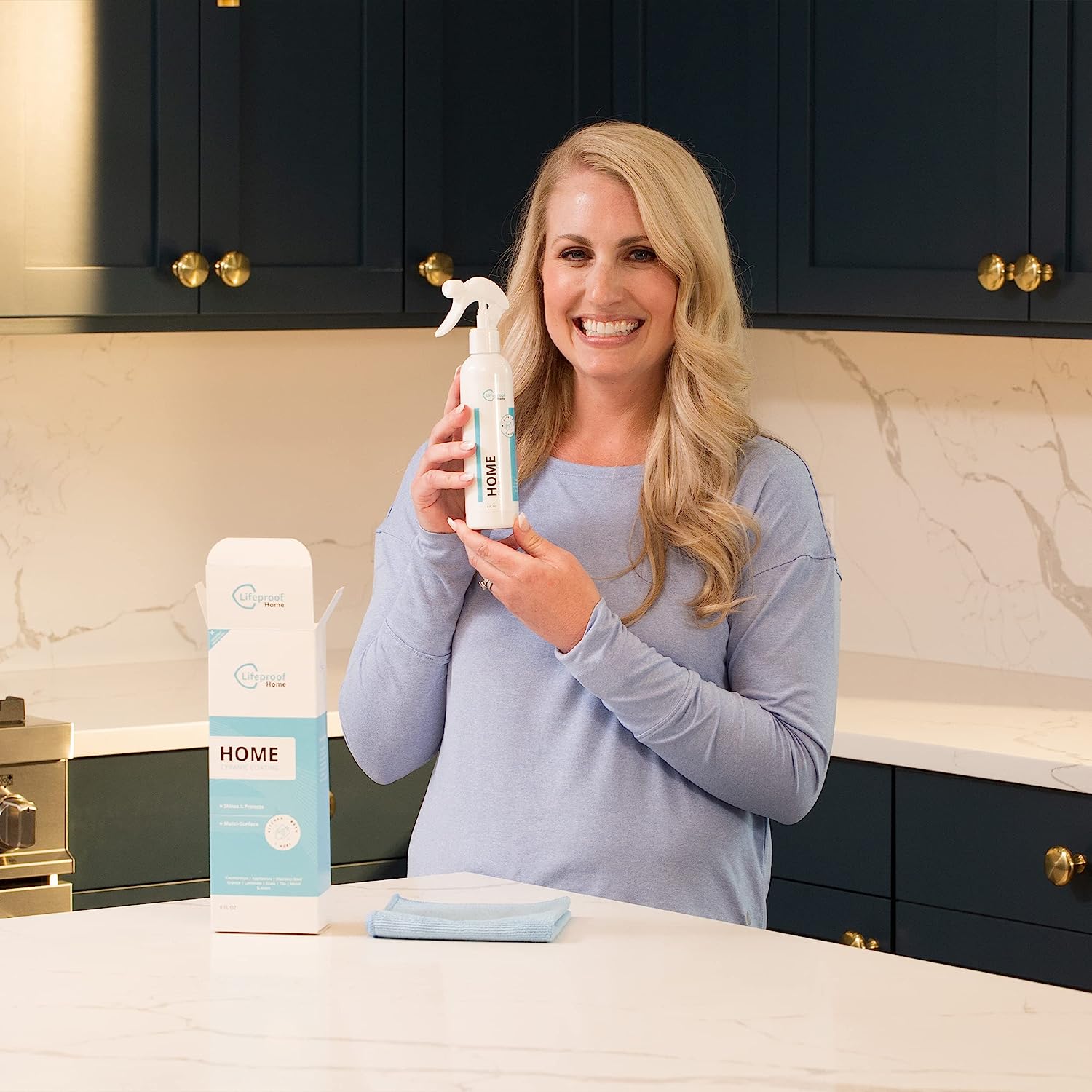 Lifeproof Home Ceramic Coating Spray Kit - Shine. Seal. & Protect Stainless Steel. Appliances. Countertops. Glass