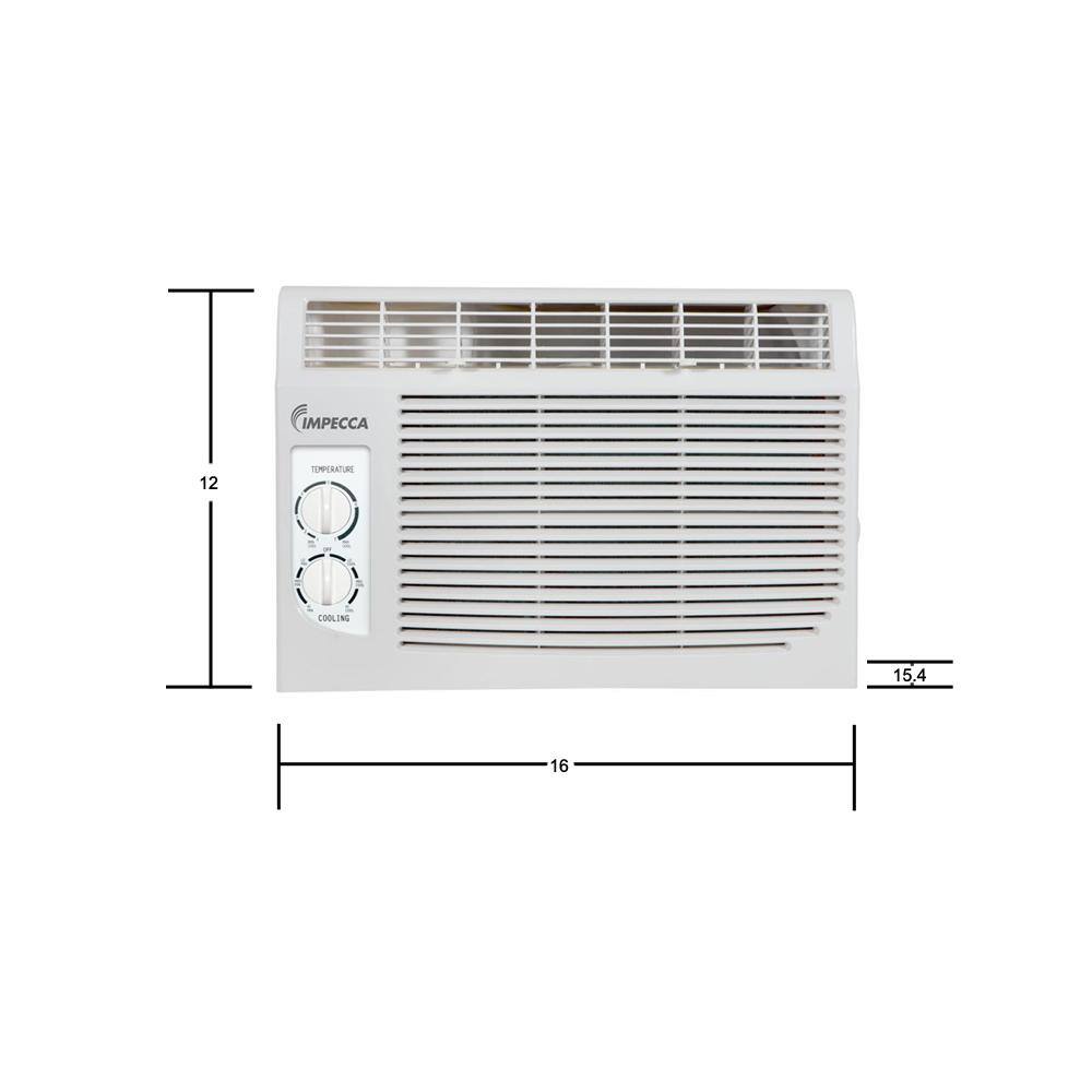Impecca IWA05-KM15 5.000 BTU 115-Volt Mechanical Controlled Mini Window Air Conditioner