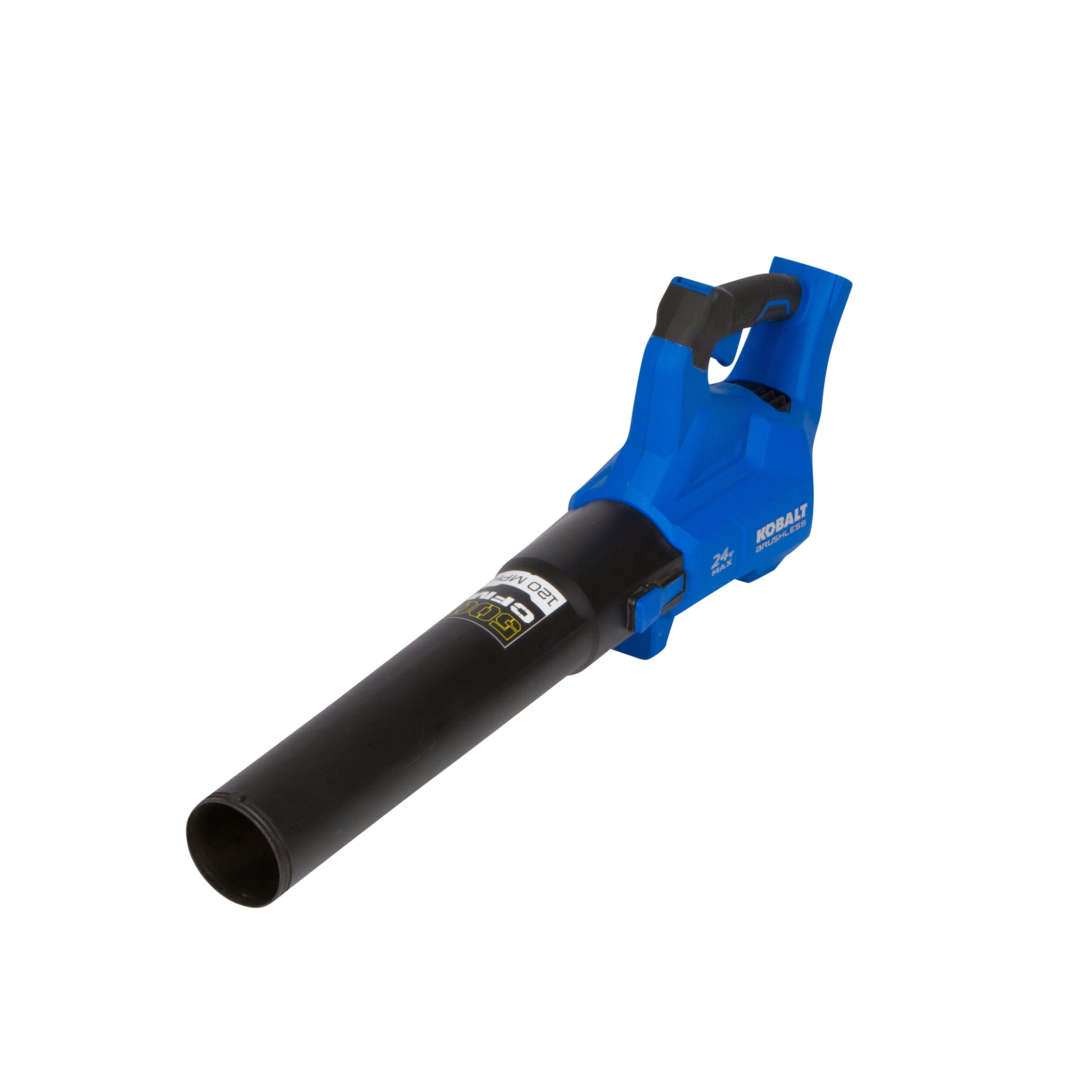 Kobalt 24-volt 500-CFM 120-MPH Battery Handheld Leaf Blower (Battery and Charger Not Included)