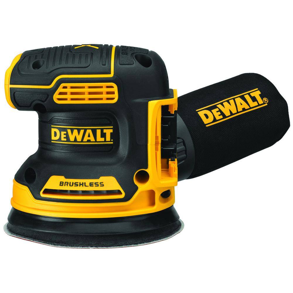 DEWALT DCW210BWDCB204 20V MAX XR Cordless Brushless 5 in. Random Orbital Sander and (1) 20V Premium Lithium-Ion 4.0Ah Battery