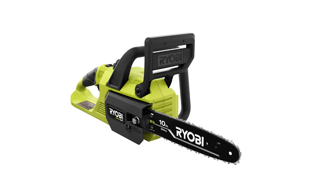 RYOBI P2502BTL ONE+ HP 18V Brushless 10 in. Cordless Battery Chainsaw (Tool Only)