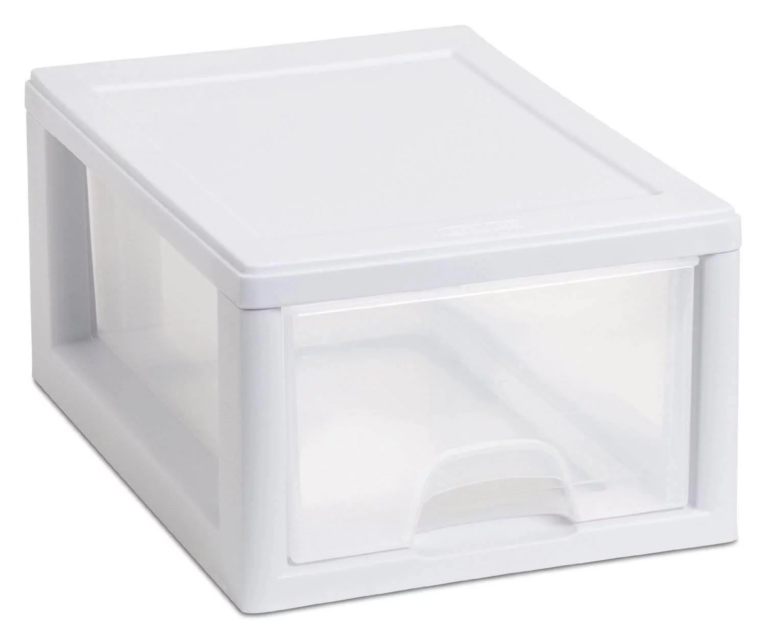 Sterilite Small Box Modular Stacking Storage Drawer Container Closet (6 Pack)