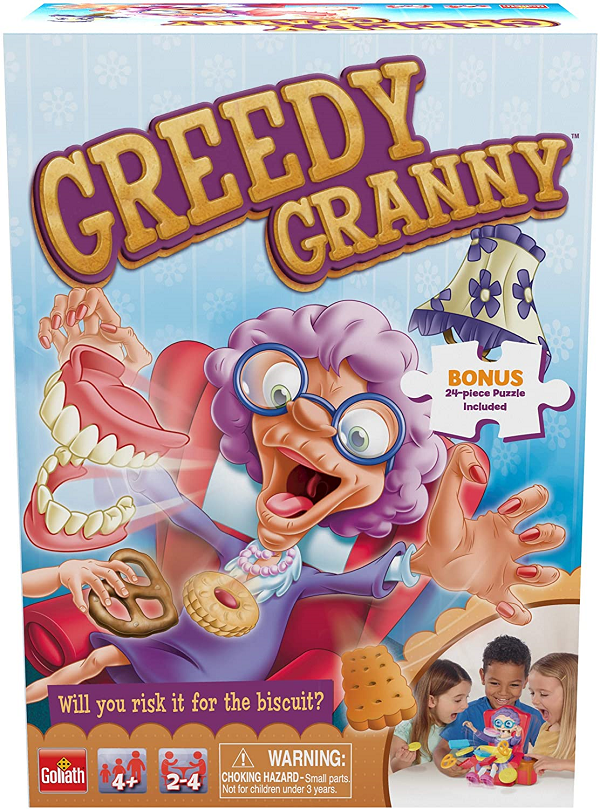 Greedy Granny - Take The Treats Don-t Wake Granny Game - Include a Fun Colorful