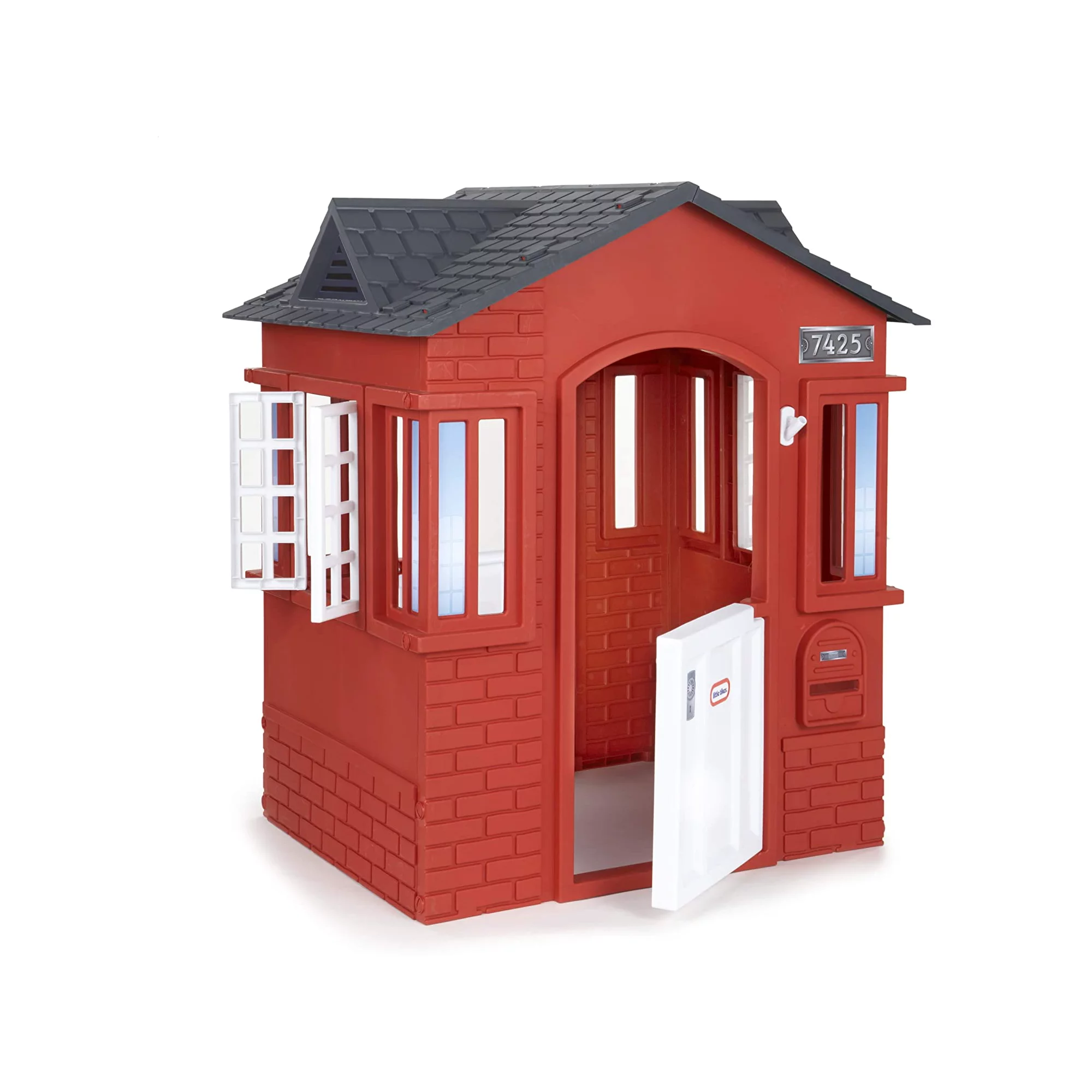 Little Tikes Cape Cottage Playhouse with Working Doors. Windows. and Shutters - Red