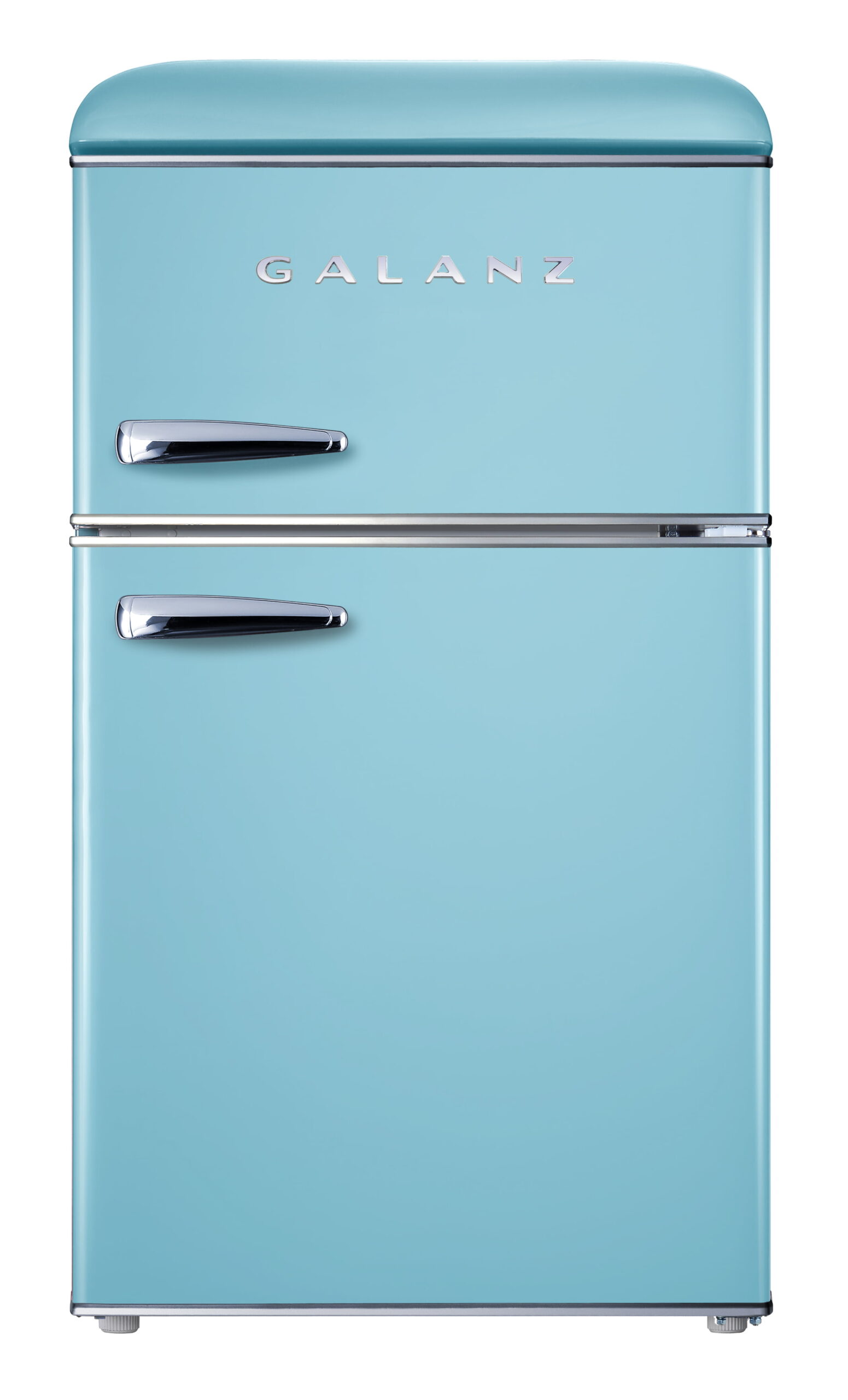 Galanz GLR31TBEER 3.1 Cu.ft Dual Door Retro Refrigerator True Freezer. Blue