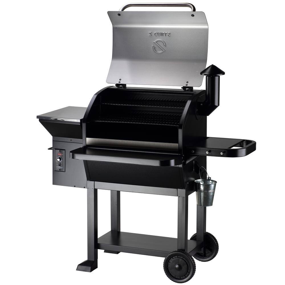 Z GRILLS ZPG-10002B2E 1060 sq. in. Pellet Grill and Smoker. Stainless Steel