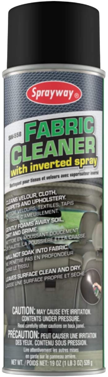 Sprayway SW558 Fabric Cleaner With Inverted Spray. 19 oz