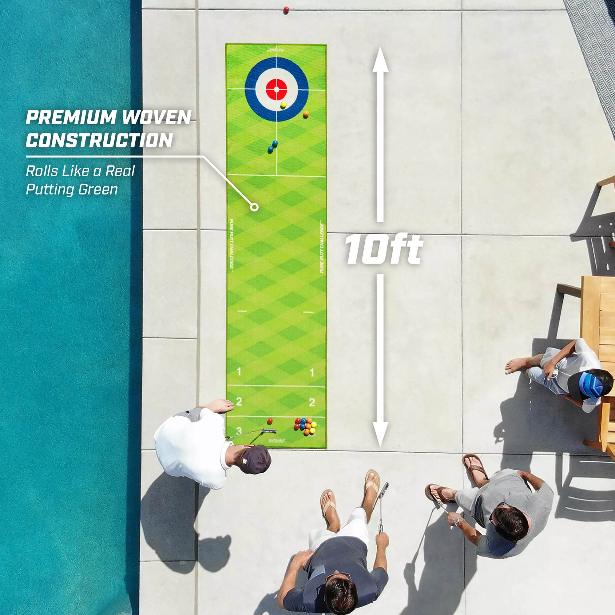 GoSports Pure Putt Challenge Curling and Shuffleboard