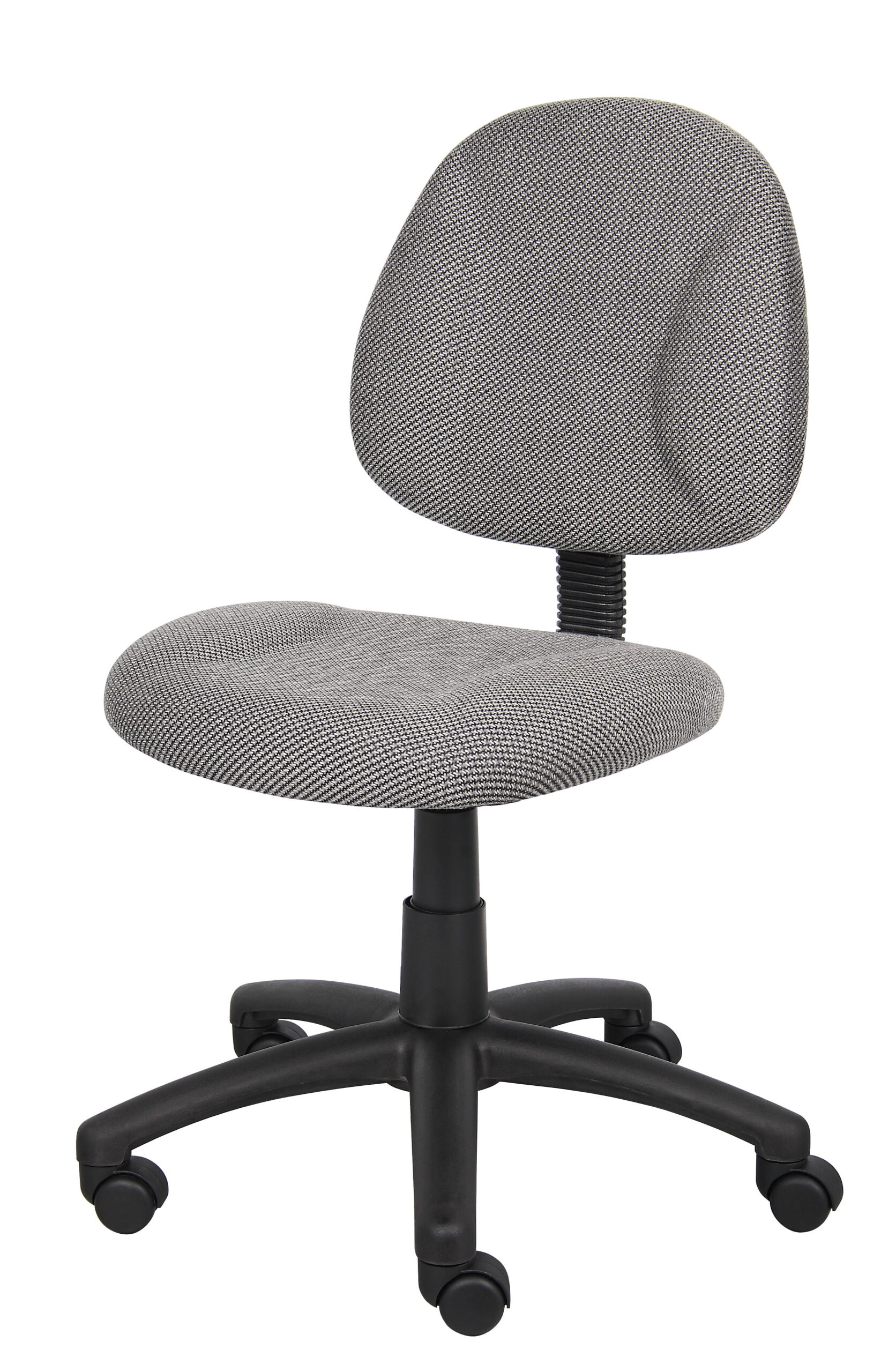 Boss Office & Home Beyond Basics Adjustable Office Task Chair without Arms. Gray