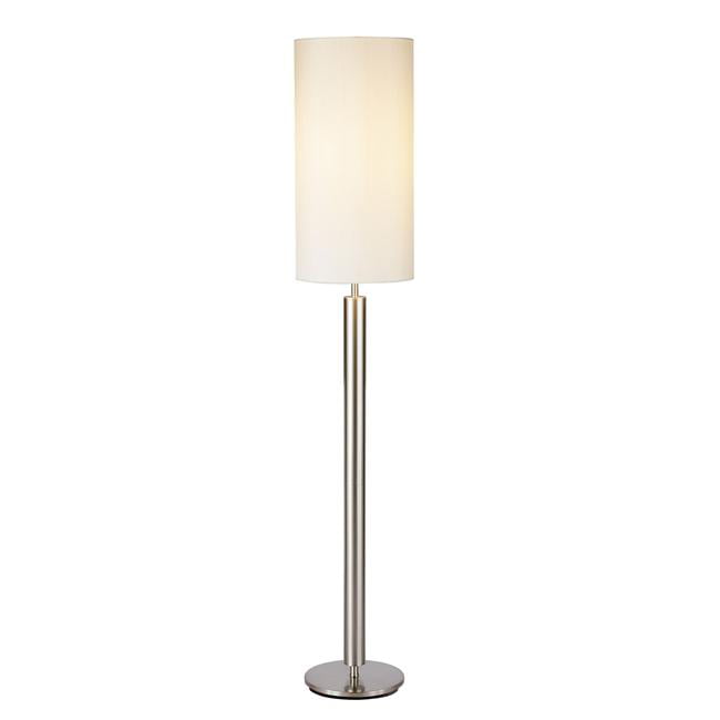 Adesso Hollywood Floor Lamp. Brushed Steel