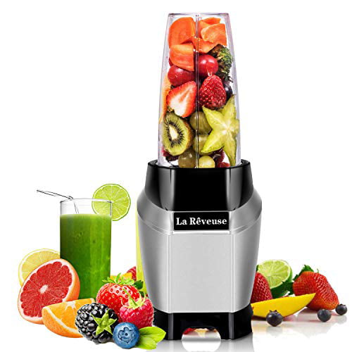 La Reveuse Personal Blender Making Shakes and Smoothies 1000 Watt-with 24 oz Free Portable Travel Bottle