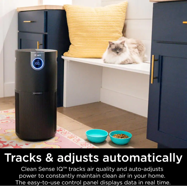 Shark HP202 Air Purifier MAX with True HEPA & Microban Antimicrobial Protection (1200 Sq. ft.)